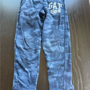 GAP Kids Navy Camo Sweatpants